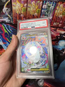 2025 Pokemon MEP EN Ultra Premium Collection #023 Mega Charizard X ex PSA 9 - Image 3
