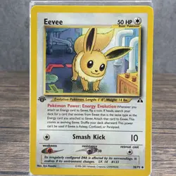Eevee 38/75 Neo Discovery 1st Edition Common Regular Eng 50 LP/MP WOTC - Image 1