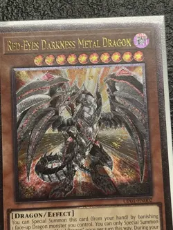 Yu-Gi-Oh Red-Eyes Darkness Metal Dragon Ultimate Rare - Image 1