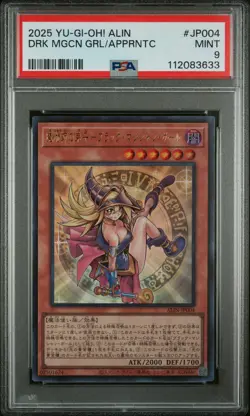 Dark Magician Girl The Magician's Apprentice JP004 Yugioh Japanese PSA 9 - Image 1