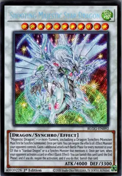 Shooting Majestic Star Dragon BLGG-EN092 Secret Rare Yu-Gi-Oh 1st Edition NM/M - Image 1