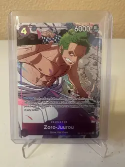 One Piece Zoro-Juurou ST18-004 (TR) Treasure Rare Emperors in the New World NM - Image 1