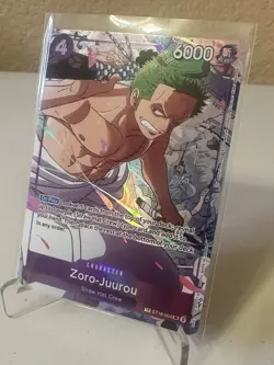 One Piece Zoro-Juurou ST18-004 (TR) Treasure Rare Emperors in the New World NM - Image 3