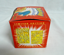 1995 Pokemon Charizard 23K Gold-Plated Burger King Trading Card NEW SEALED - Image 2