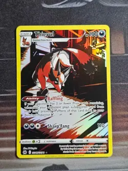 Thievul GG17/GG70 SWSH: Crown Zenith: Galarian Gallery Ultra Rare Pokemon Card - Image 1