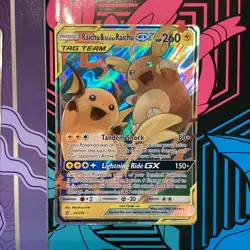 Pokemon TCG 2-Card Lot: Garchomp & Giratina GX & Raichu Tag Team Holo 54/236 - Image 2