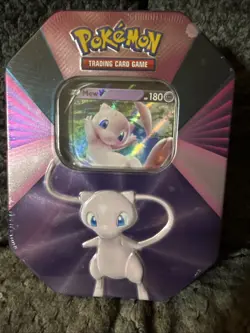 Pokemon V Forces Tin Mew V Foil Booster Pack 2021 Trading Card Game - Image 1