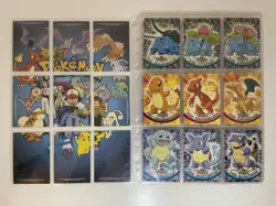 90/90 Pokemon Topps Series 1 complete Blue logo Set Cards 1999 vintage rare - Image 2