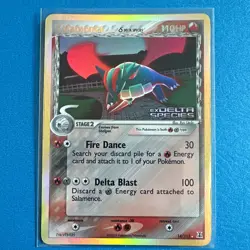 Pokemon TCG Salamence 14/113 EX Delta Species Reverse Holo Rare 110HP Eng - Image 1