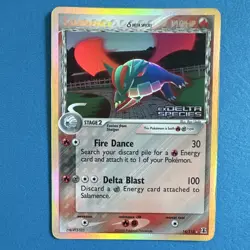 Pokemon TCG Salamence 14/113 EX Delta Species Reverse Holo Rare 110HP Eng - Image 2