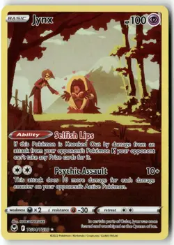 JYNX TG04/TG30 HOLO SILVER TEMPEST TRAINER GALLERY POKEMON NM - Image 1