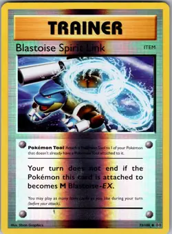 Blastoise Spirit Link 73/108 Uncommon Evolutions Pokemon Reverse Holo Near Mint - Image 1