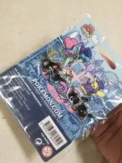 Pikachu & Roserade Pins London 2022 World Championships Pokemon Center Exclusive - Image 4