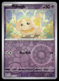 Fidough 097/198 Common Scarlet & Violet Pokemon Reverse Holo NM - Image 1
