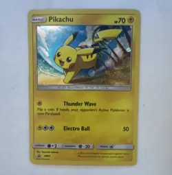 Pokemon TCG Pikachu SM81 SM Promo Holo Basic 70 HP English Sanosuke Sakuma - Image 1