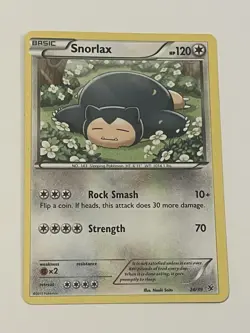 Snorlax - 26/39 - Pokemon XY Kalos Starter Non-Holo - Image 1