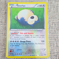 Pokemon Company Snorlax 80/106 Flashfire Reverse Holo Rare 130HP Basic ENG - Image 1