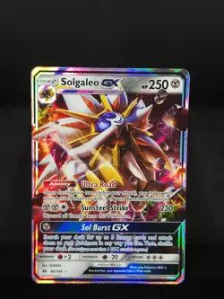 Pokemon Solgaleo GX 89/149 Sun & Moon Ultra Rare Holo NM - Image 1