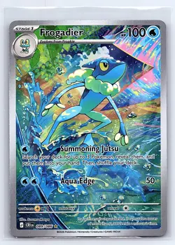 Frogadier 089/086 Holo Illustration Rare Chaos Rising Pokemon Near Mint - Image 1