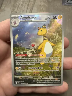 Ampharos 090 Illustration Rare Chaos Rising Pokemon (NM) Includes Greninja Ex - Image 1