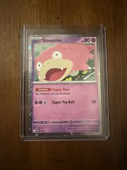 Pokemon Slowpoke 086 Black Star Cosmos Holo Promo, Pitch Black - Image 1
