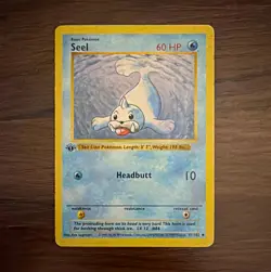 Pokemon TCG Seel 41/102 Base Set Unlimited Common Regular English 1999 60HP - Image 1