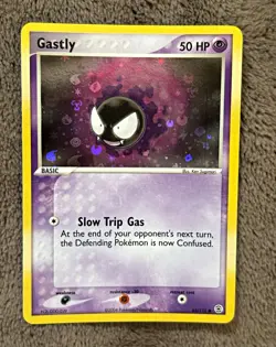 Pokemon TCG Gastly 63/112 FireRed & LeafGreen Reverse Holo English 2004 - Image 1
