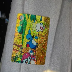 Cubone Squirtle Maril Pocket Monsters Japanese Vending Prism LP Holo #388 - Image 2