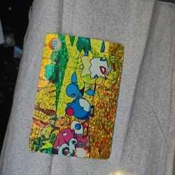 Cubone Squirtle Maril Pocket Monsters Japanese Vending Prism LP Holo #388 - Image 3
