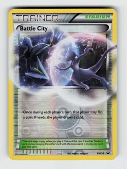 Battle City BW39 Holo Promo Black And White Promo Pokemon 2011 Moderately Played - Image 1