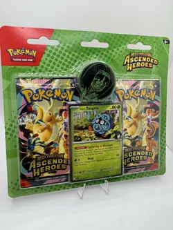 Pokemon TCG Mega Evolution Ascended Heroes 2 Packs with Erika Promo - Image 1