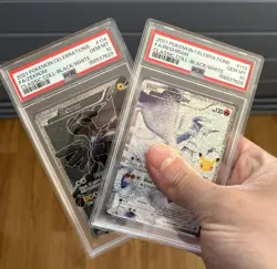 🔥 Pokemon TCG Reshiram 113 & Zekrom 114 Celebrations PSA 10 Gem Mint 🔥 - Image 1