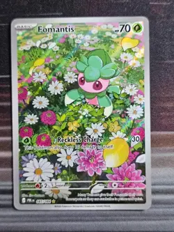 Pokemon Pitch Black Fomantis Illustration Rare 085/084 English - Image 1