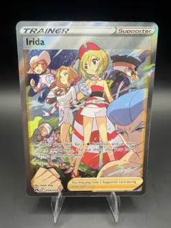 Irida GG63/GG70 SWSH: Crown Zenith: Galarian Gallery Ultra Rare Holo Pokemon TCG - Image 1