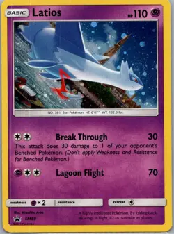 Latios - SM88 Holo Promo Sun & Moon Promo Pokemon Lightly Played - Image 1