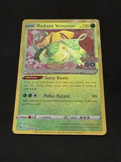 Radiant Venusaur 004/078 Pokemon: Pokemon GO TCG - Image 2