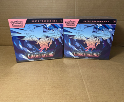 Pokemon Mega Evolution Chaos Rising Elite Trainer Box Factory Sealed LOT OF 2 - Image 1