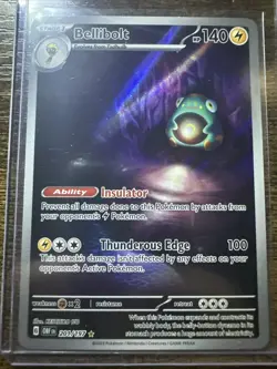 Bellibolt 201/197 Illustration Rare, Obsidian Flames, Full Art Holo, Pokemon TCG - Image 1