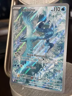 Pokemon TCG Articuno 161/159 IR, Journey Together, NM Fast Shipping - Image 3