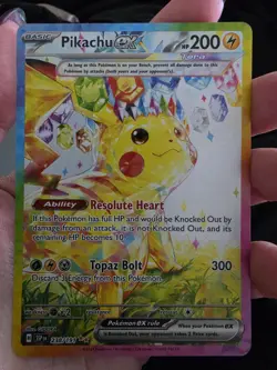 Pokemon Pikachu EX 238/191 Special Illustration Holo Surging Sparks LP - Image 1