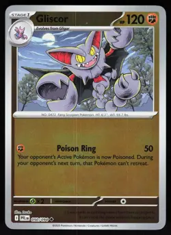 Gliscor 050/094 Uncommon Phantasmal Flames Pokemon Reverse Holo NM - Image 1