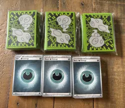 Pokemon TCG Perfect Order Card Sleeves 3 Packs And 3 Sets Of Basic Energy - Image 1