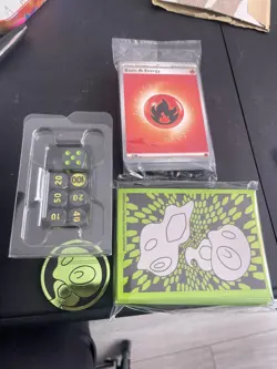 Pokemon Perfect Order ETB Card Sleeves Dice Coin - New & Sealed - Image 1