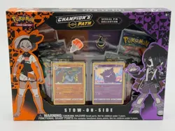 Pokemon Champion's Path Stow-on-side Special Pin Collection Box NEW - Image 1