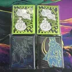 Pokemon card sleeves - NEW - Phantasmal flames - Mega Evolutions - Perfect order - Image 1