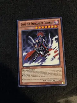 Yu-Gi-Oh! Gorz the Emissary of Darkness BP01-EN014 Rare 1st Edition Near Mint b2 - Image 1