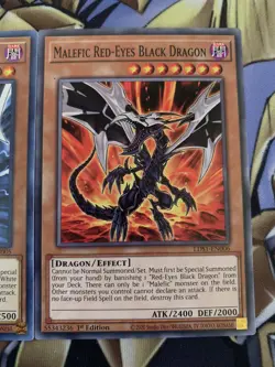 Yugioh Malefic Blue-Eyes White Dragon + Malefic Red-Eyes Black Dragon Set - Image 4