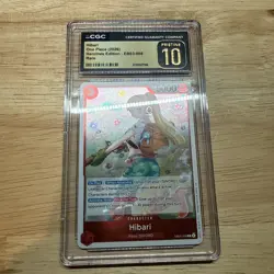 2026 ONE PIECE HEROINES EDITION RARE #EB03-008 HIBARI CGC 10 PRISTINE - Image 1