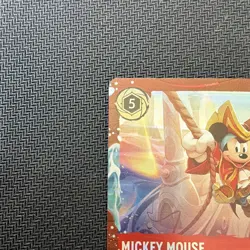 Disney Lorcana Mickey Mouse Pirate Captain Foil Promo 13/P3 Cruise Exclusive - Image 2