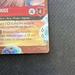 Disney Lorcana Mickey Mouse Pirate Captain Foil Promo 13/P3 Cruise Exclusive - Image 4
